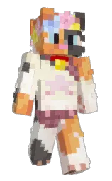 ecru white and white linen Minecraft skin — Slim model — first worn by Furlight