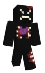 cod gray and persian plum Minecraft skin — Classic model