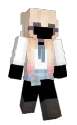 black and sidecar Minecraft skin — Slim model