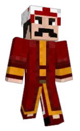 white and temptress Minecraft skin — Classic model — first worn by SlimeGuy2011
