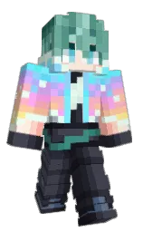 deunnamu's Minecraft skin wearing the Aurora cape