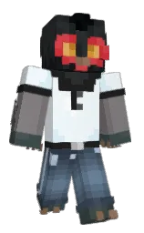 AleksSRg's Minecraft skin wearing the Zombie Horse cape