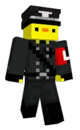 outer space and white Minecraft skin — Classic model