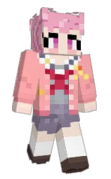 Candyp01's Minecraft skin wearing the Pan cape