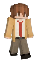 Sakurasina's Minecraft skin wearing the Pan cape