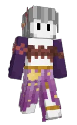 bossanova and gray Minecraft skin — Slim model — first worn by Sukotei
