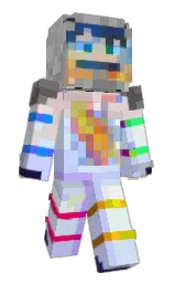 hawkes blue and periwinkle Minecraft skin — Classic model