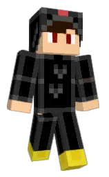 outer space and black Minecraft skin — Classic model — first worn by HyperHD