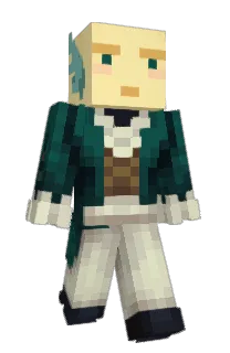 Front of yolochka's skin