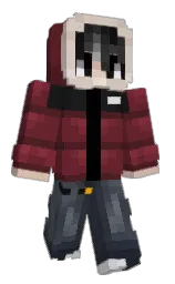 cruffz's Minecraft skin wearing the Mojang Office cape
