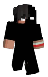black and mine shaft Minecraft skin — Classic model