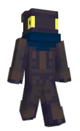 ship gray and tundora Minecraft skin — Classic model — first worn by Kqev