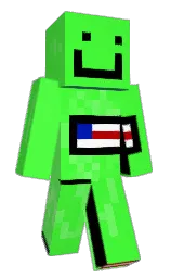 cooldoo's Minecraft skin wearing the 15th Anniversary cape