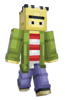 Front of Terukage's skin