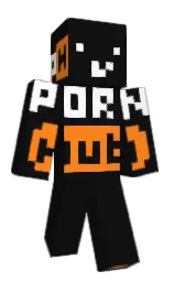 cod gray and pumpkin Minecraft skin — Classic model — first worn by xvaleex