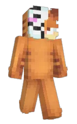 sandy brown and burnt sienna Minecraft skin — Slim model
