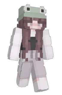 Front of pristins's skin