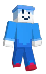 dodger blue and denim Minecraft skin — Classic model — first worn by 7mak7