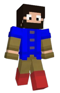 Front of FabrickMC's skin