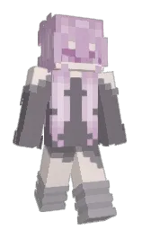 fedora and dawn pink Minecraft skin — Slim model — first worn by nana2019n