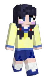 shalimar and bay of many Minecraft skin — Slim model — first worn by Sadatoni