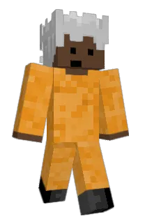 Front of assburn's skin