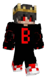 black and guardsman red Minecraft skin — Classic model — first worn by JaneVoid11