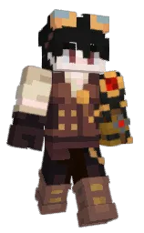 cocoa brown and cod gray Minecraft skin — Classic model