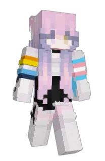 Front of Evendit's skin