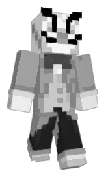 silver chalice and white Minecraft skin — Classic model