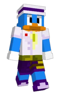 Front of Dachref's skin