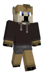 barley corn and cocoa brown Minecraft skin — Classic model — first worn by Herolegend