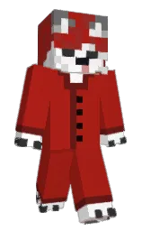 white and tabasco Minecraft skin — Slim model
