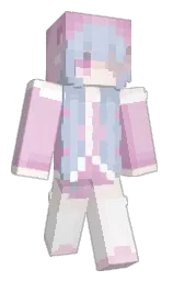 vanilla ice and white Minecraft skin — Classic model — first worn by Nii