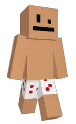 whiskey and white Minecraft skin — Classic model