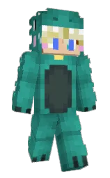 Dainy9's Minecraft skin wearing the Pan cape