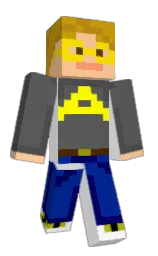 white and scorpion Minecraft skin — Slim model