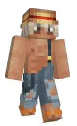 muddy waters and antique brass Minecraft skin — Classic model — first worn by CarrotKerit