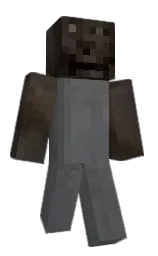 white and black white Minecraft skin — Classic model