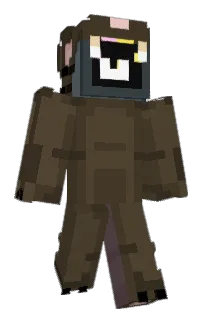 Front of GlitchTheCreator's skin