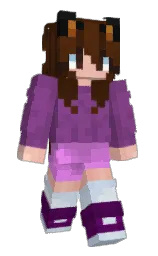 vivid violet and affair Minecraft skin — Slim model — first worn by SuicieUwU