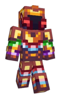 Front of Erchin's skin