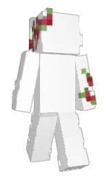 white and hippie pink Minecraft skin — Classic model