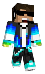 mine shaft and white Minecraft skin — Classic model — first worn by Crimson_Surge