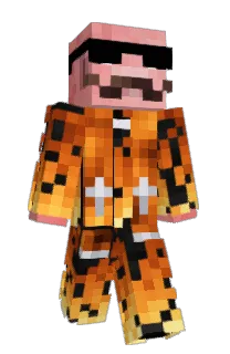 Front of stinkieman's skin