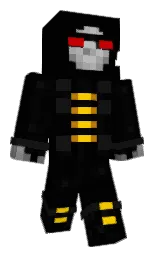 InvaderMaul's Minecraft skin wearing the Migrator cape