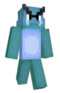 Front of PolyFlop's skin