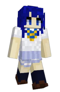 Front of Makeine's skin