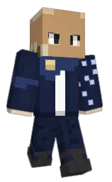 white and port gore Minecraft skin — Classic model