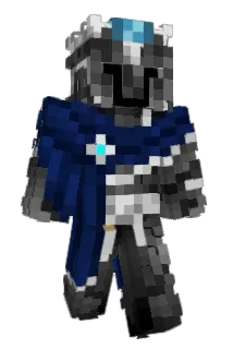 a_confused Minecraft avatar full body